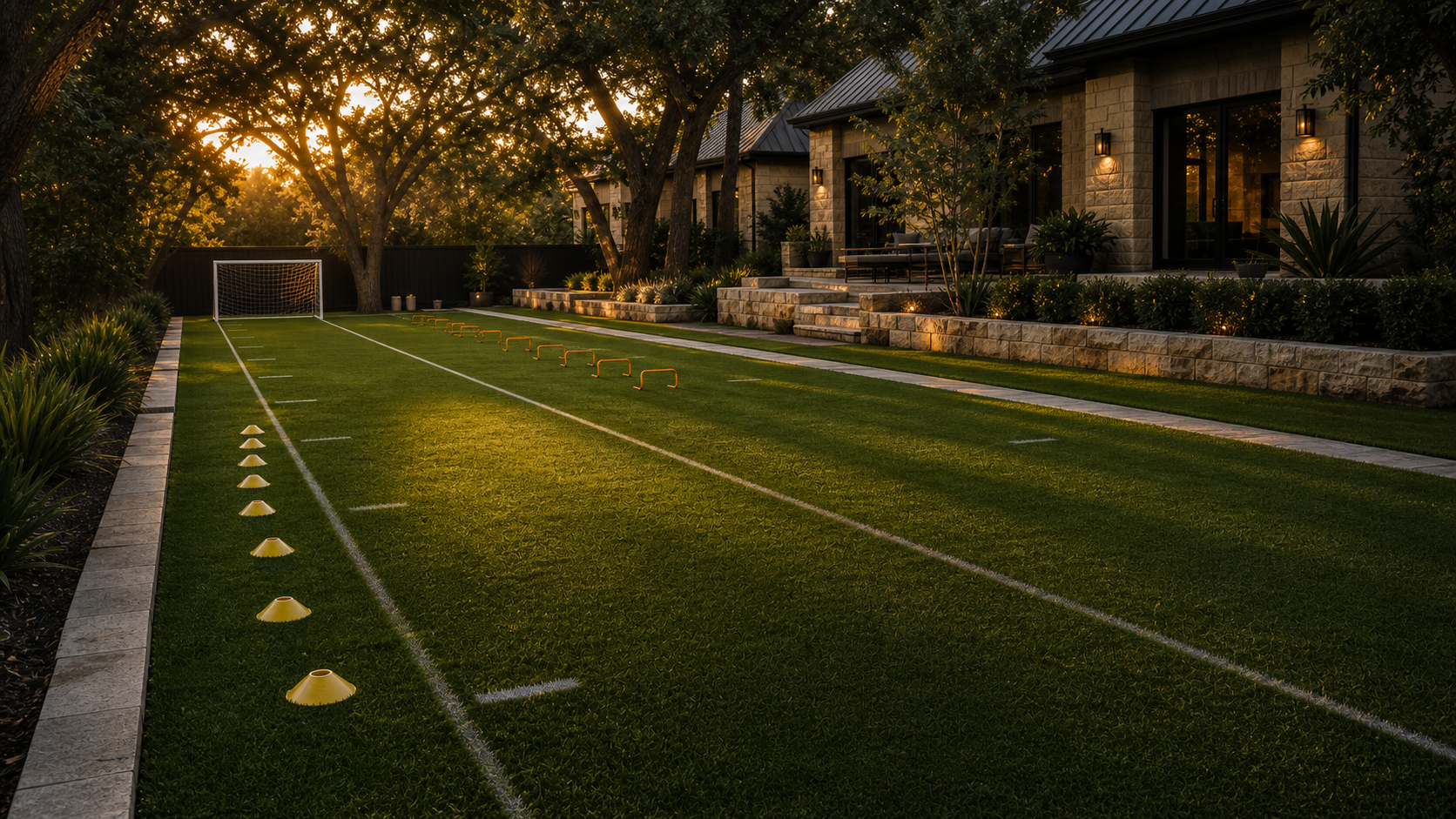 Sports & Agility Turf installation example